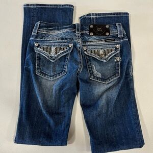 Miss Me boot cut jeans size 25